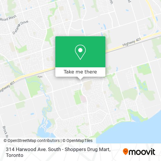 314 Harwood Ave. South - Shoppers Drug Mart plan