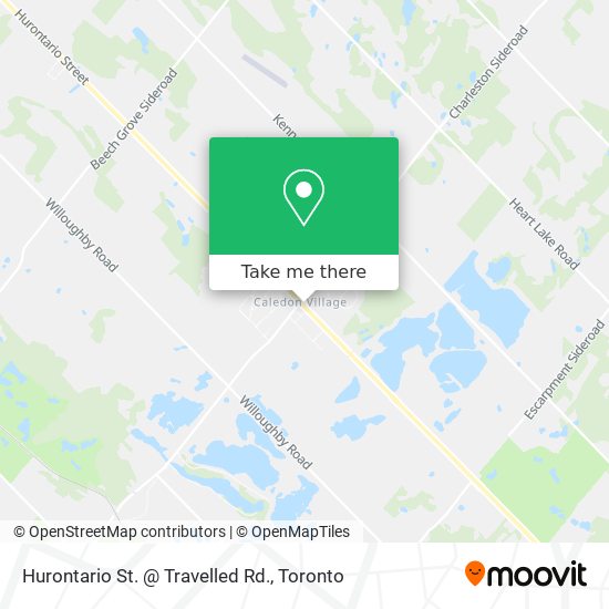 Hurontario St. @ Travelled Rd. map