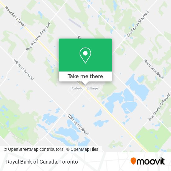 Royal Bank of Canada map