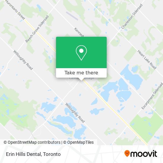 Erin Hills Dental map