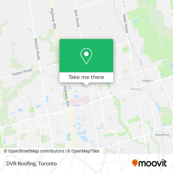DVR Roofing map