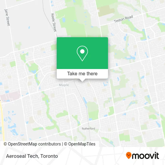 Aeroseal Tech map