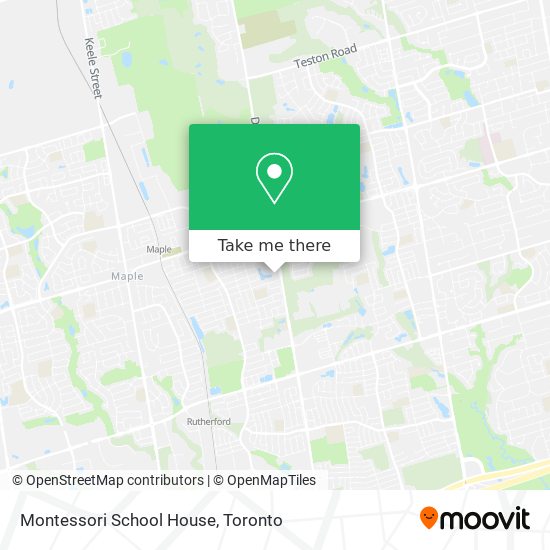 Montessori School House map