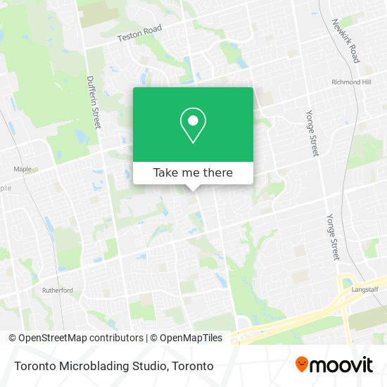 Toronto Microblading Studio map