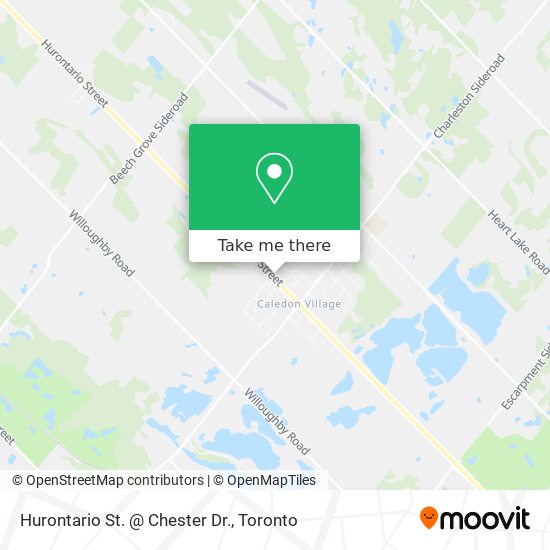 Hurontario St. @ Chester Dr. map