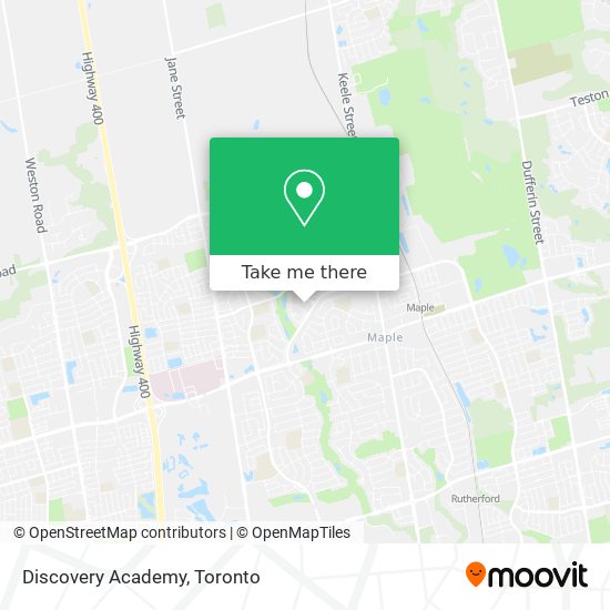 Discovery Academy map