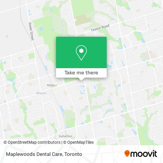 Maplewoods Dental Care map