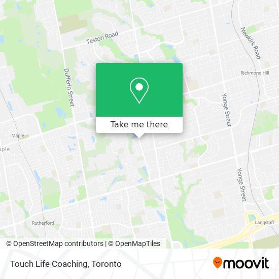 Touch Life Coaching map