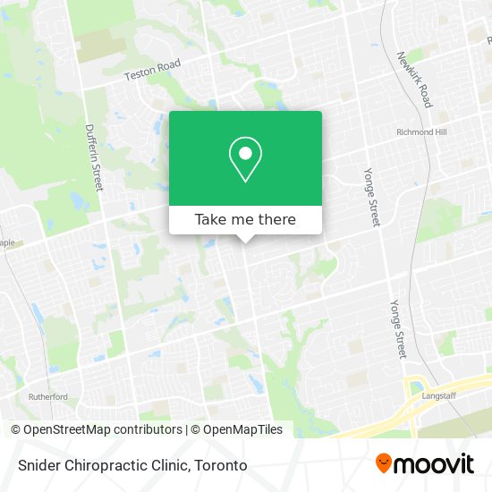Snider Chiropractic Clinic map