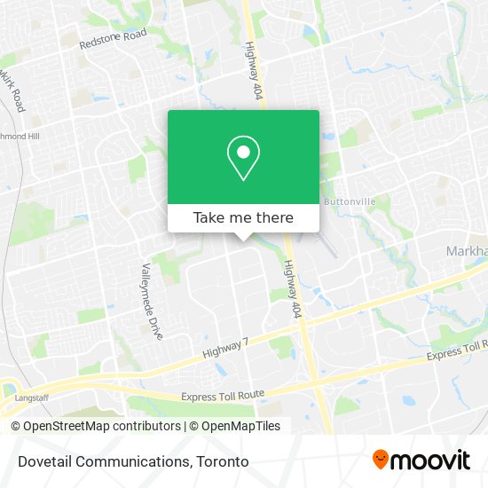 Dovetail Communications map