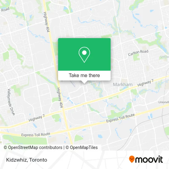 Kidzwhiz map