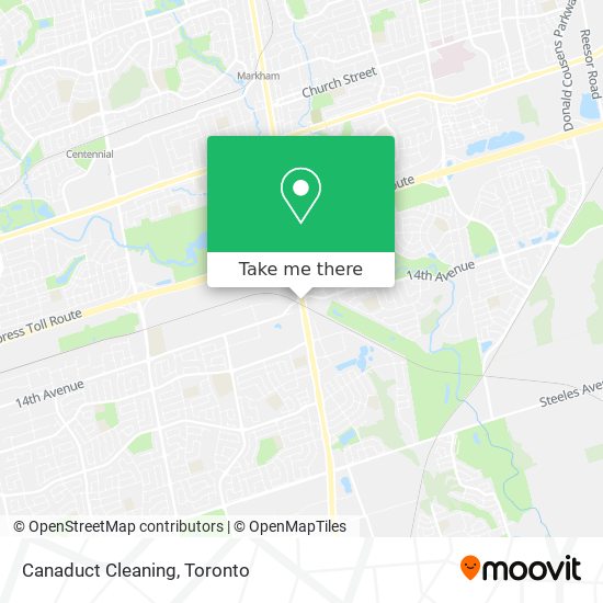 Canaduct Cleaning map