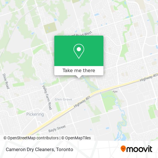 Cameron Dry Cleaners map