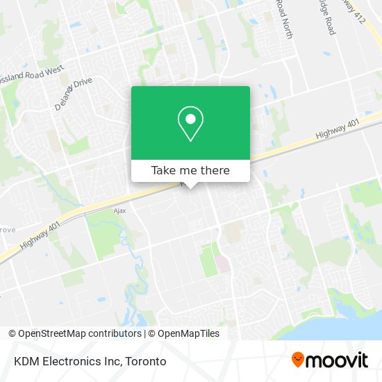 KDM Electronics Inc map