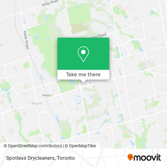 Spotless Drycleaners map