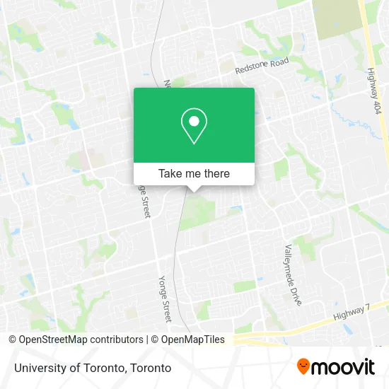University of Toronto map