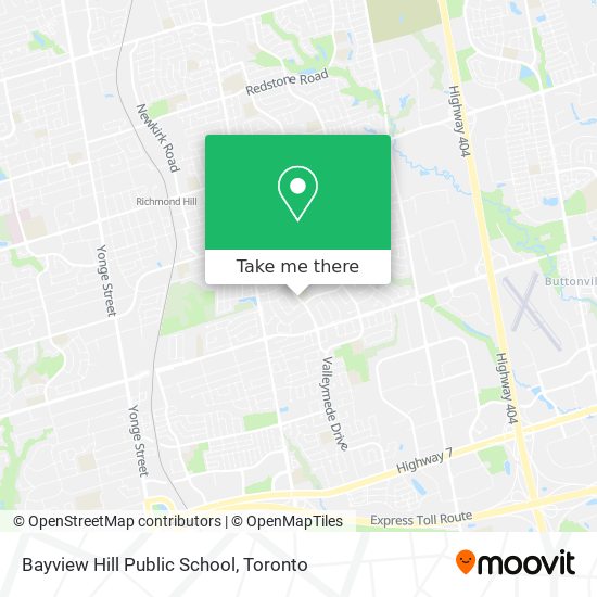 Bayview Hill Public School map