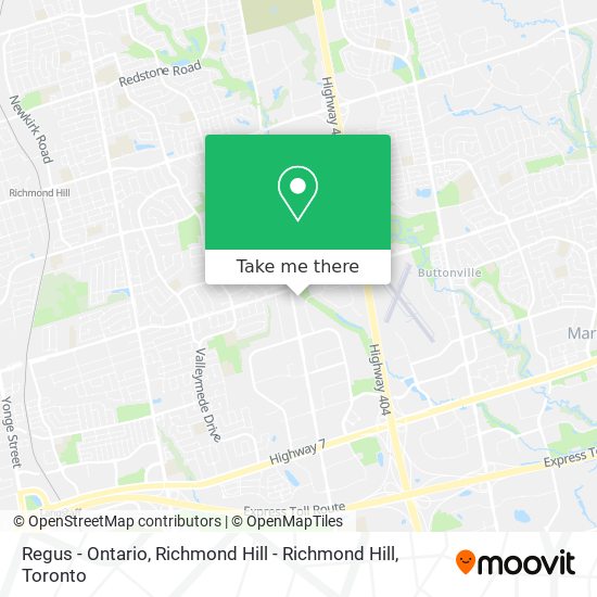 Regus - Ontario, Richmond Hill - Richmond Hill plan