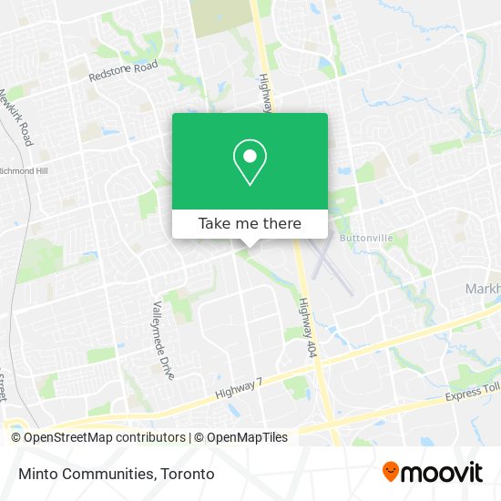 Minto Communities map