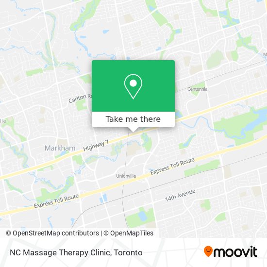 NC Massage Therapy Clinic map