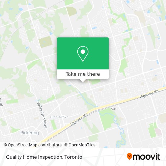 Quality Home Inspection map