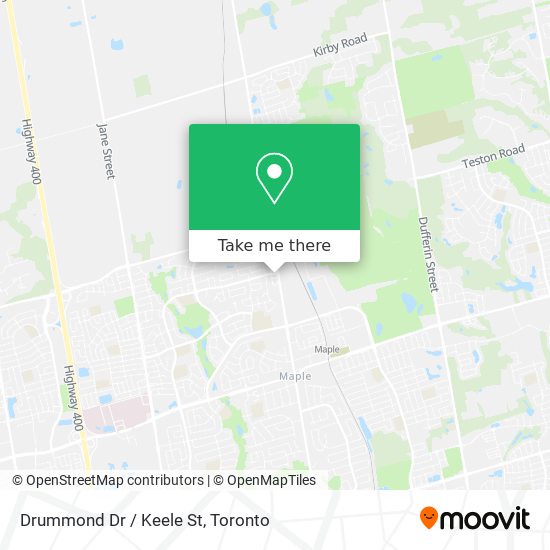 Drummond Dr / Keele St map