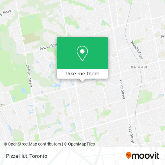 Pizza Hut map