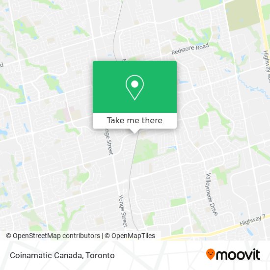 Coinamatic Canada map