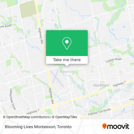 Blooming Lives Montessori map