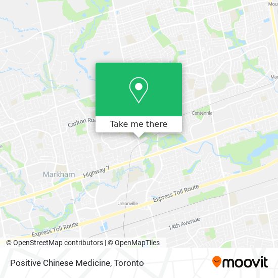 Positive Chinese Medicine map