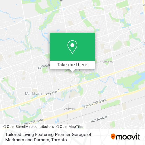 Tailored Living Featuring Premier Garage of Markham and Durham plan