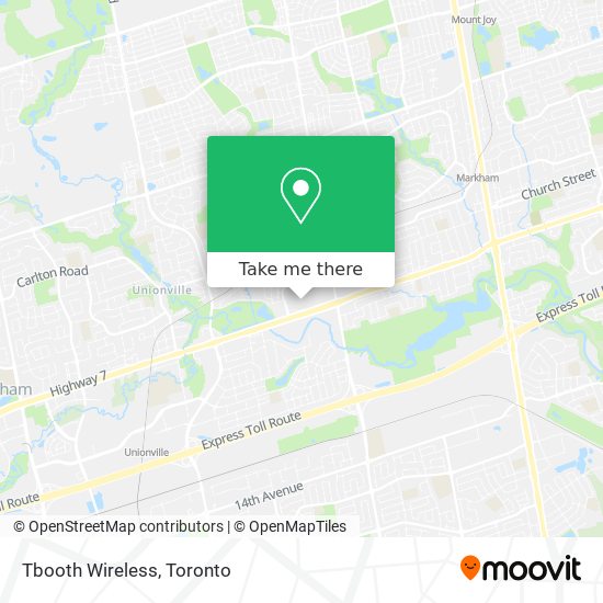 Tbooth Wireless map