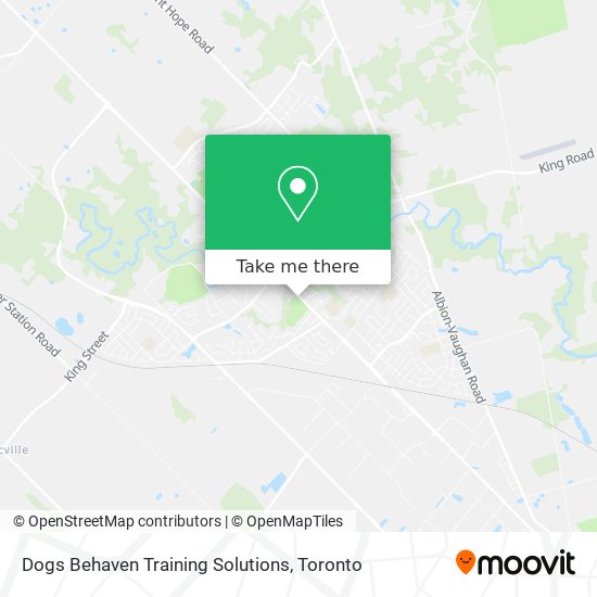 Dogs Behaven Training Solutions map