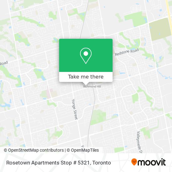 Rosetown Apartments Stop # 5321 map