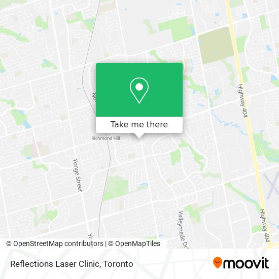 Reflections Laser Clinic map