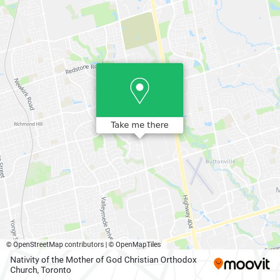 Nativity of the Mother of God Christian Orthodox Church map