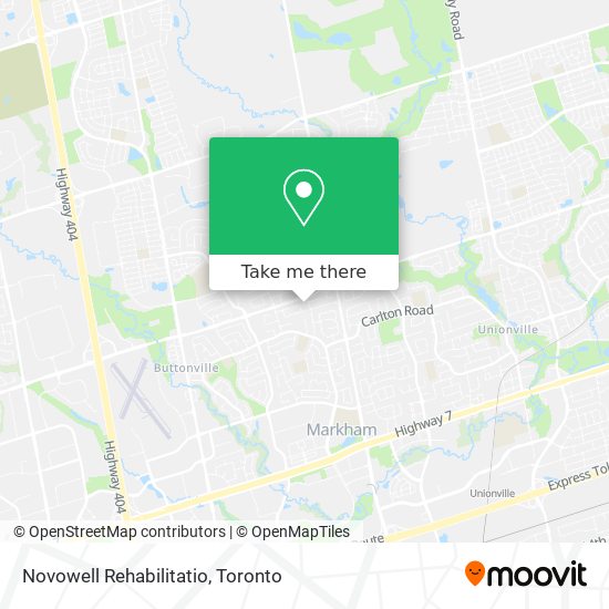 Novowell Rehabilitatio map