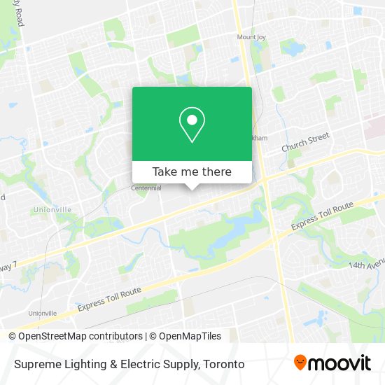 Supreme Lighting & Electric Supply map