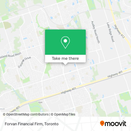 Forvan Financial Firm map