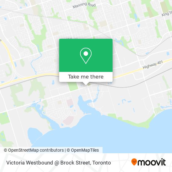 Victoria Westbound @ Brock Street plan