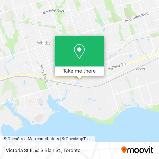 Victoria St E. @ S Blair St. map