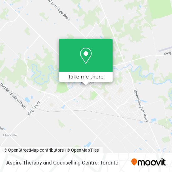 Aspire Therapy and Counselling Centre plan