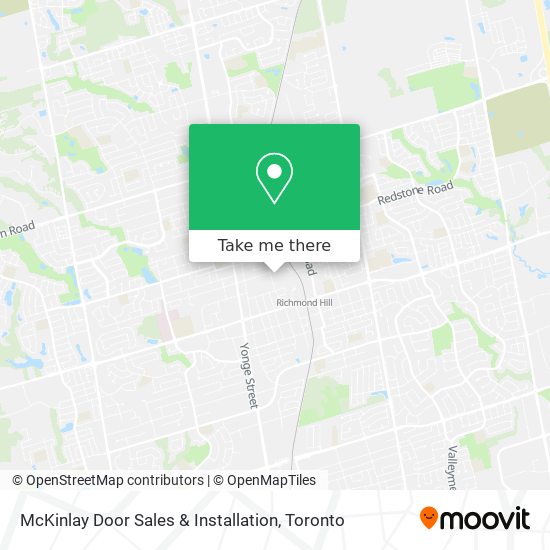 McKinlay Door Sales & Installation map