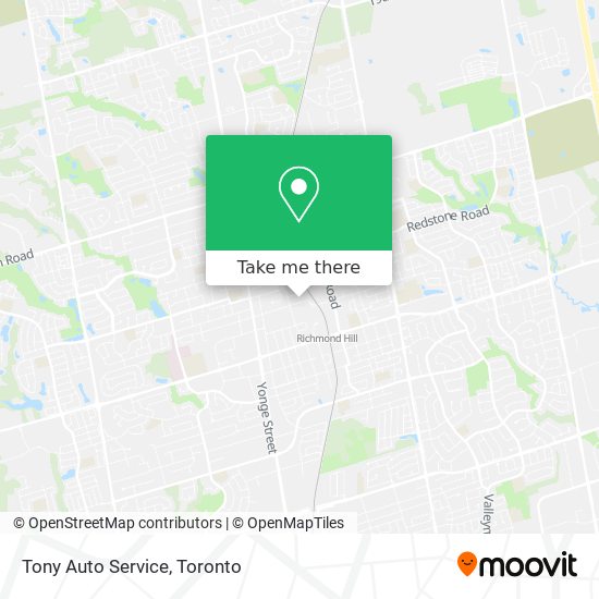 Tony Auto Service map