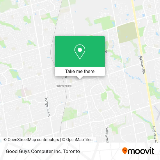 Good Guys Computer Inc map
