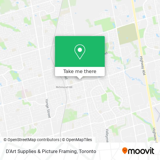 D'Art Supplies & Picture Framing map