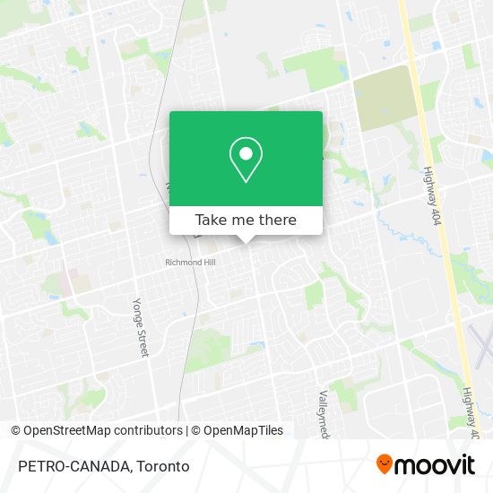 PETRO-CANADA map