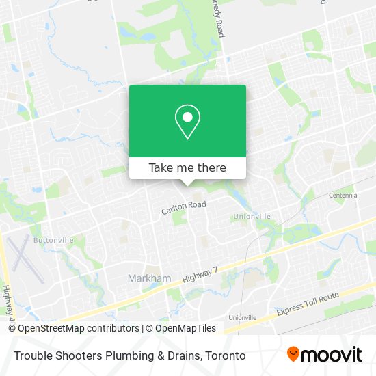 Trouble Shooters Plumbing & Drains map