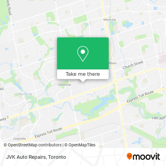 JVK Auto Repairs map