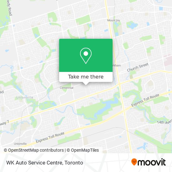 WK Auto Service Centre map